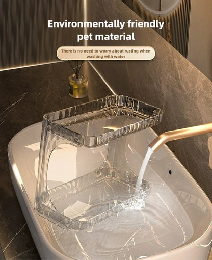 Double-Layer Bathroom Organizer – Stylish, Space-Saving & Multi-Purpose Storage