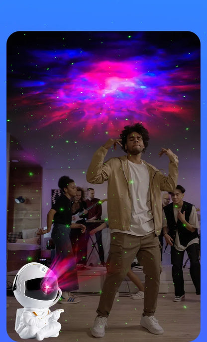 Astronaut Galaxy Star Projector – Night Light for Home, Bedroom, and Christmas Gifts