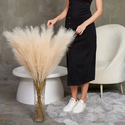 Artificial Pampas Grass Bouquet - Perfect for Home, Weddings & Outdoor Decor!