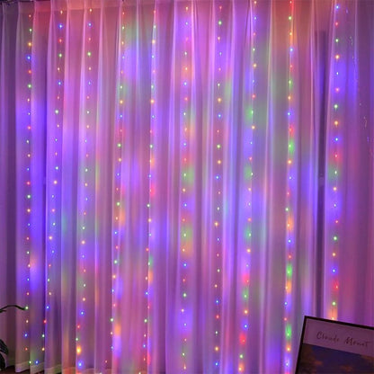 6M USB LED Fairy Curtain Lights – Festive Glow for Holidays!