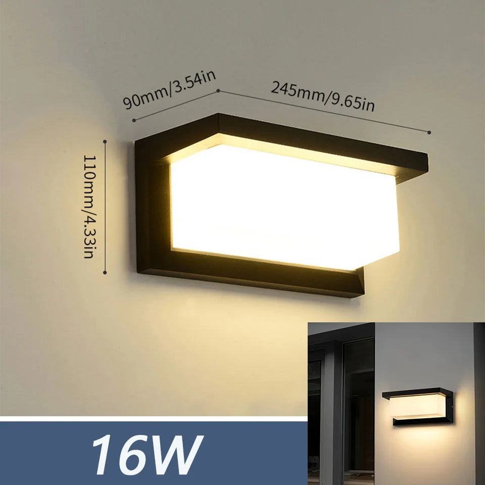 Waterproof LED Motion Sensor Wall Light – Perfect for Outdoor Spaces!