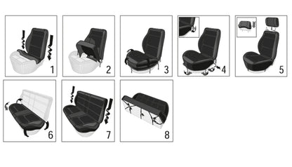 AUTO PLUS Universal Car Seat Covers – Fit for Cars, SUVs & Trucks