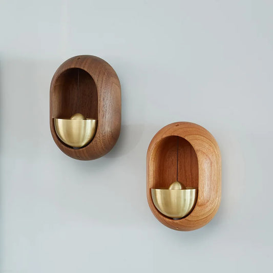 Japanese Wooden Wind Chimes – Elegant Wireless Doorbell & Decorative Hanging for Your Home!