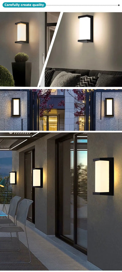 Waterproof LED Motion Sensor Wall Light – Perfect for Outdoor Spaces!