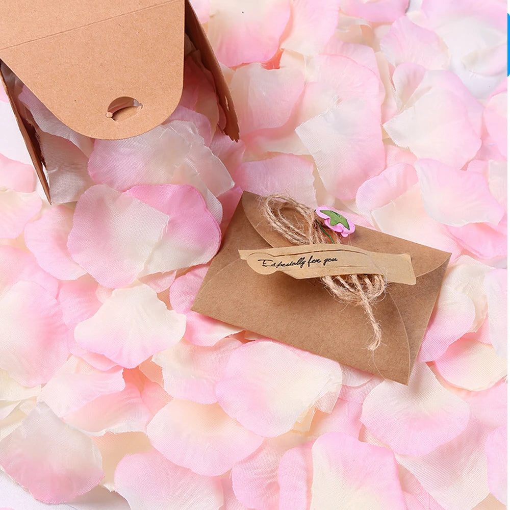 Colorful Artificial Rose Petals – Perfect for Weddings, Parties, & Romantic Decor!