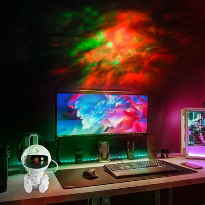 Astronaut Galaxy Star Projector – Night Light for Home, Bedroom, and Christmas Gifts