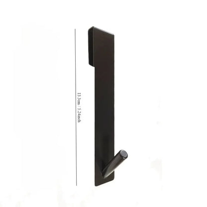 Stainless Steel Glass Door Hook - Non-Perforated & Detachable