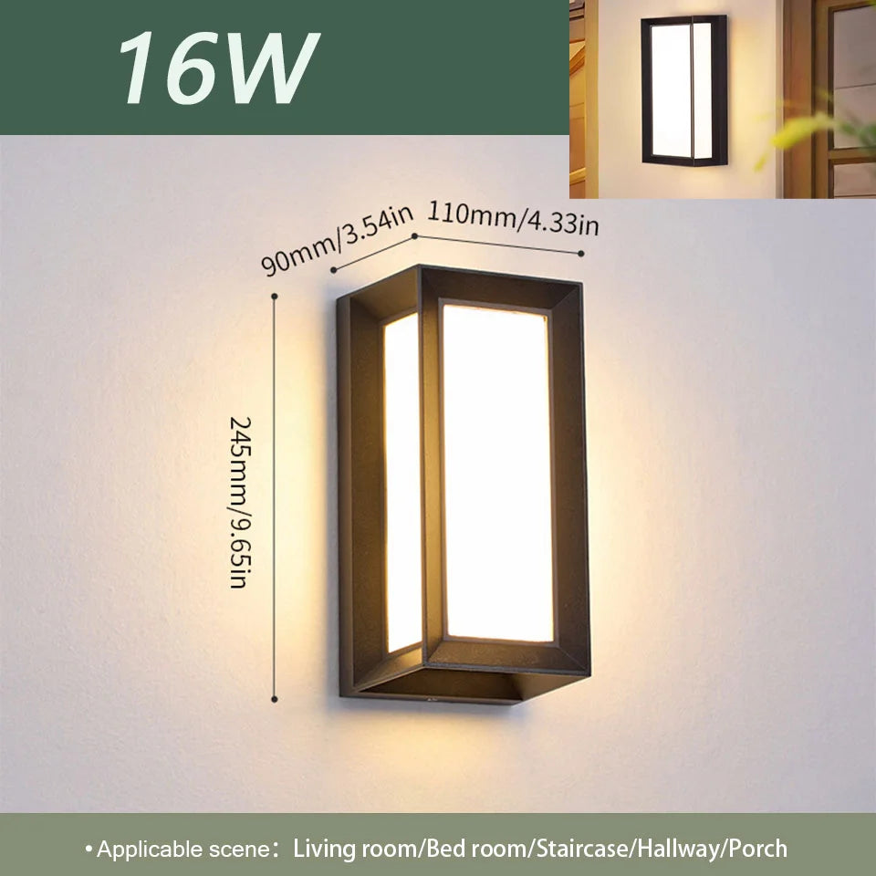 Waterproof LED Motion Sensor Wall Light – Perfect for Outdoor Spaces!