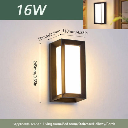 Waterproof LED Motion Sensor Wall Light – Perfect for Outdoor Spaces!