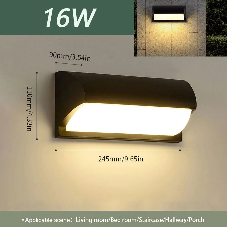Waterproof LED Motion Sensor Wall Light – Perfect for Outdoor Spaces!