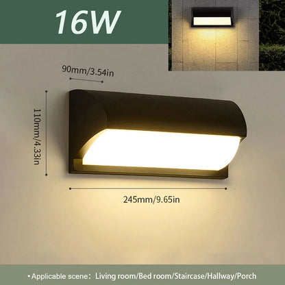 Waterproof LED Motion Sensor Wall Light – Perfect for Outdoor Spaces!