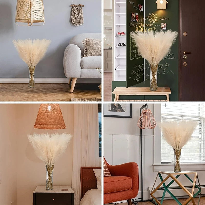Artificial Pampas Grass Bouquet - Perfect for Home, Weddings & Outdoor Decor!