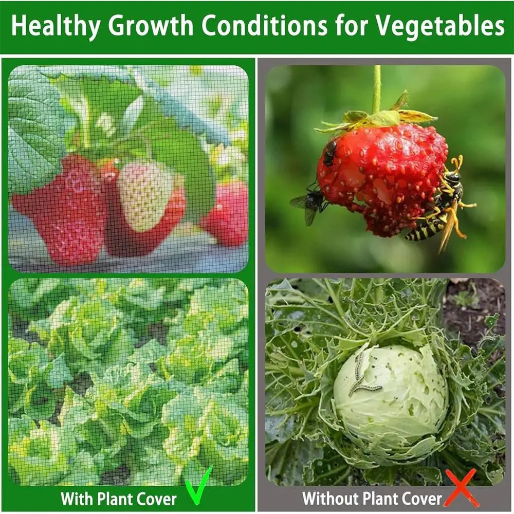 Heavy-Duty Garden Bug Net: Protect Your Plants with Ease!