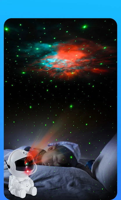 Astronaut Galaxy Star Projector – Night Light for Home, Bedroom, and Christmas Gifts