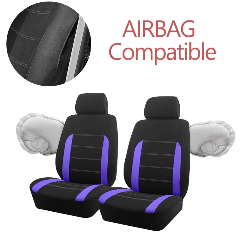 AUTO PLUS Universal Car Seat Covers – Fit for Cars, SUVs & Trucks