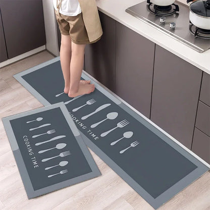 Non-Slip Kitchen Mat Set – Versatile Rugs for Entry, Hallway, Bathroom, and Living Room.