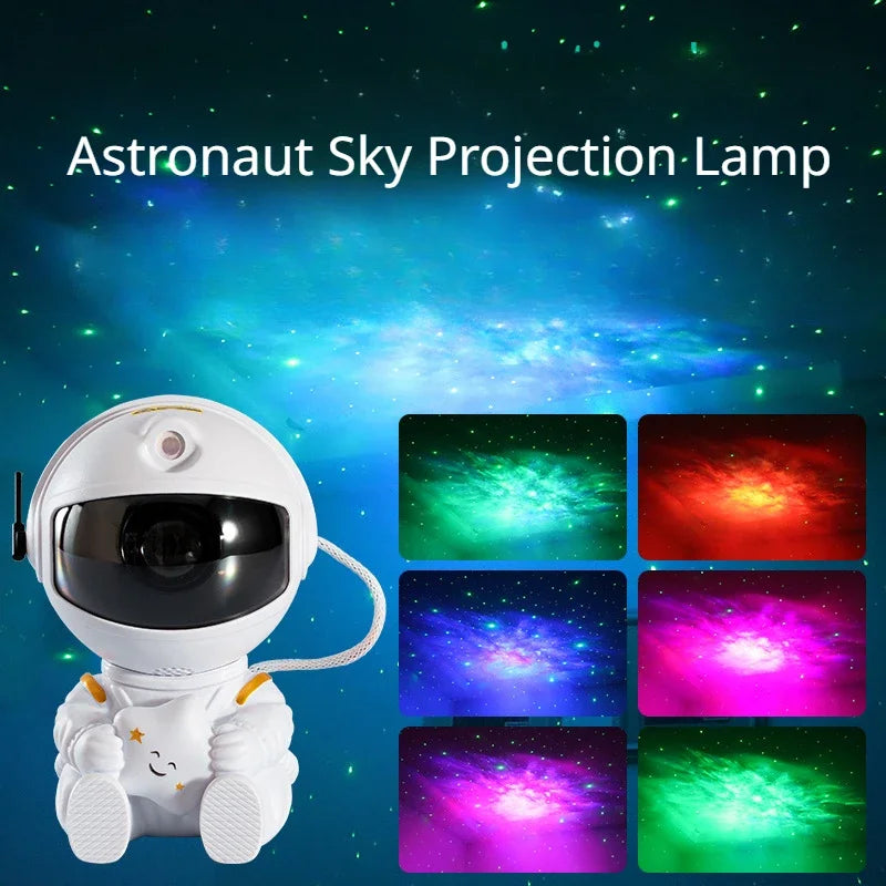 Astronaut Galaxy Star Projector – Night Light for Home, Bedroom, and Christmas Gifts