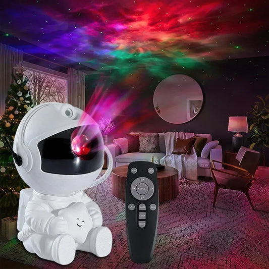 Astronaut Galaxy Star Projector – Night Light for Home, Bedroom, and Christmas Gifts
