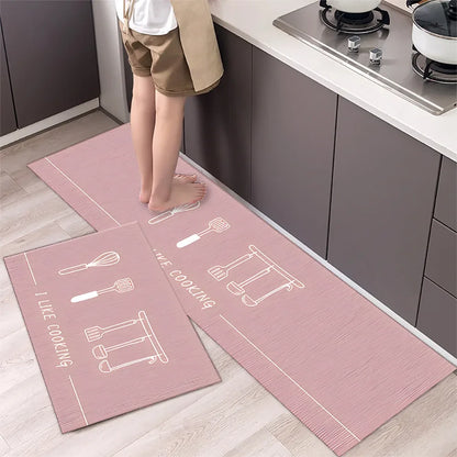Non-Slip Kitchen Mat Set – Versatile Rugs for Entry, Hallway, Bathroom, and Living Room.