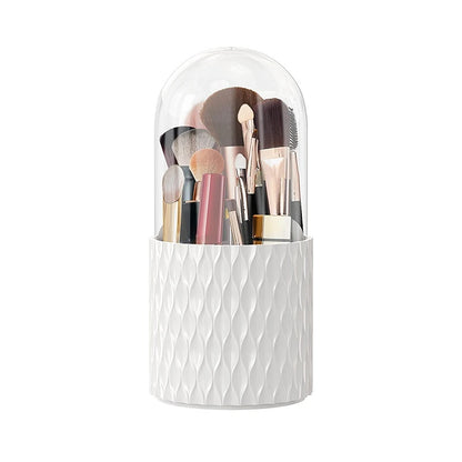 Rotary Lid Makeup Brush Barrel – Stylish, Dustproof & Multi-Purpose Storage