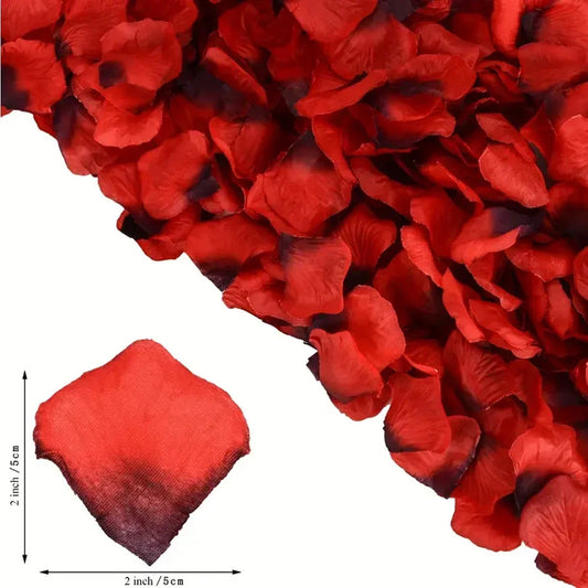 Colorful Artificial Rose Petals – Perfect for Weddings, Parties, & Romantic Decor!