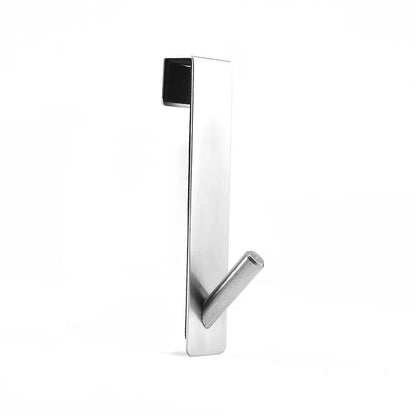 Stainless Steel Glass Door Hook - Non-Perforated & Detachable
