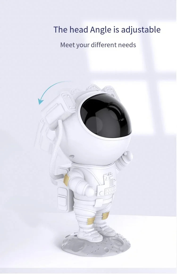 Astronaut Galaxy Star Projector – Night Light for Home, Bedroom, and Christmas Gifts