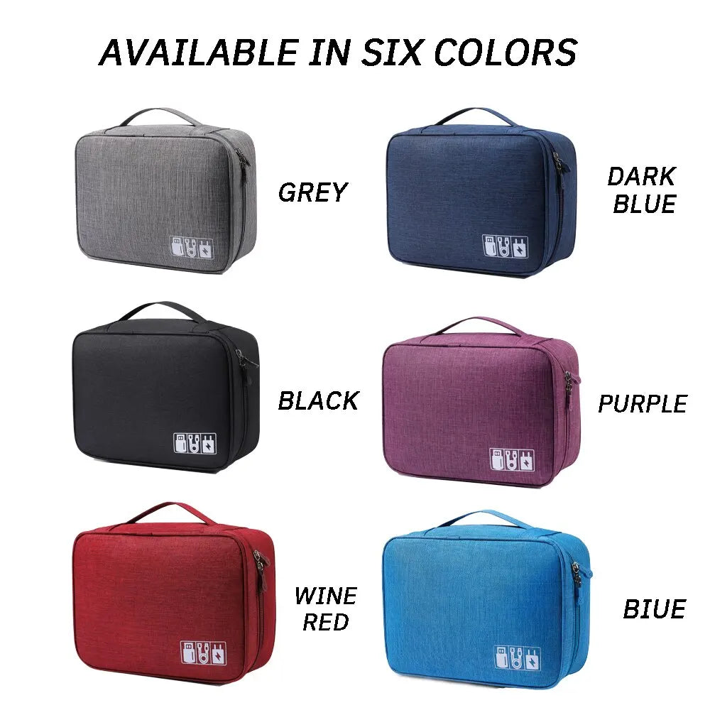 Waterproof Travel Cable Organizer – Compact & Portable!