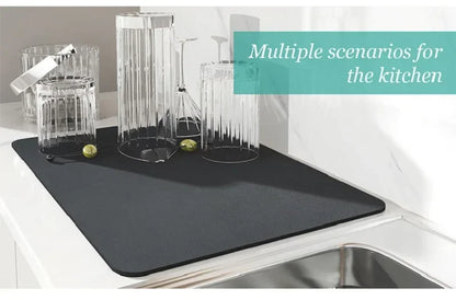 Multi-Color Diatomite Placemat – Quick-Drying, Absorbent, and Non-Slip!
