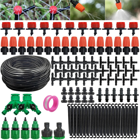Effortless Drip Irrigation: Adjustable, Automatic & Water-Saving!