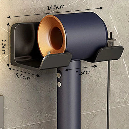 Wall-Mounted Bathroom Hair Dryer Shelf – Organizer & Space Saver!