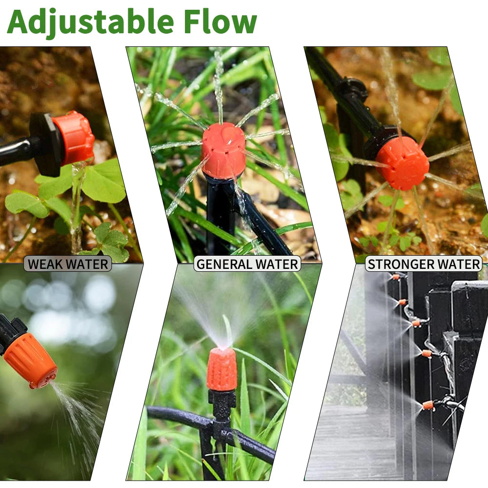 Effortless Drip Irrigation: Adjustable, Automatic & Water-Saving!