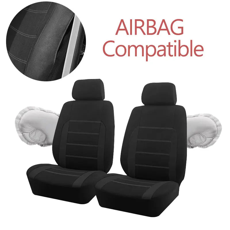 AUTO PLUS Universal Car Seat Covers – Fit for Cars, SUVs & Trucks