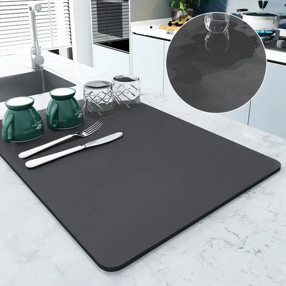 Multi-Color Diatomite Placemat – Quick-Drying, Absorbent, and Non-Slip!