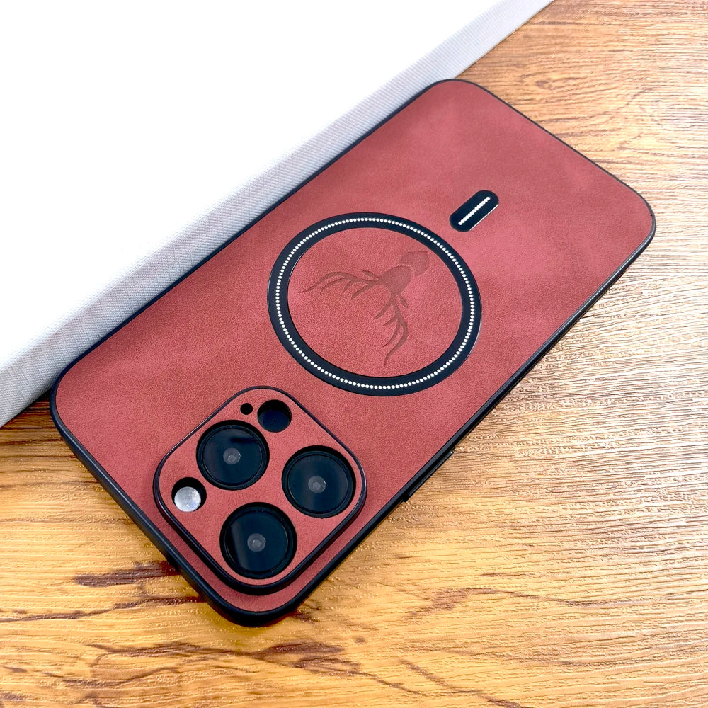Premium PU Leather Deer Case – Magsafe Ready