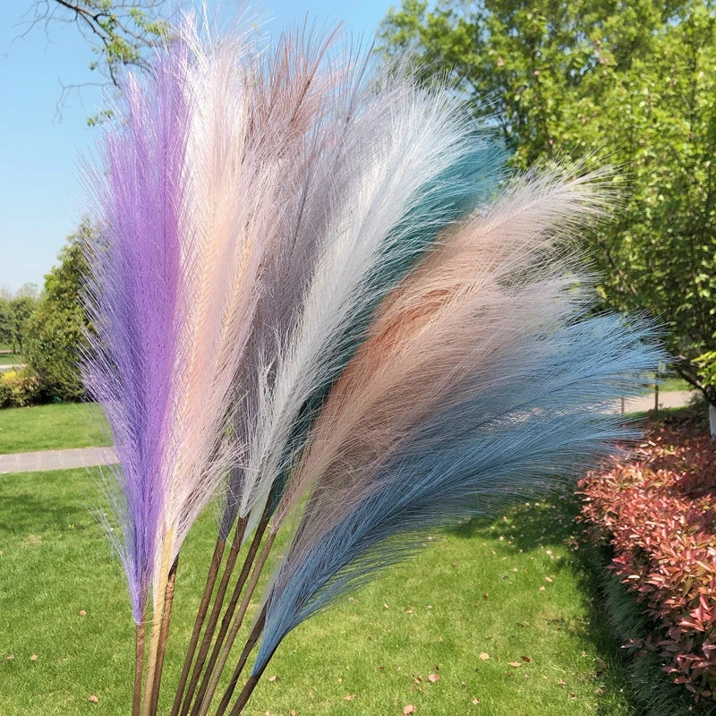Artificial Pampas Grass Bouquet - Perfect for Home, Weddings & Outdoor Decor!